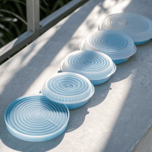 Silicone Whipped Cream Dispenser Lid Set – 3 Sizes, Food‑Grade